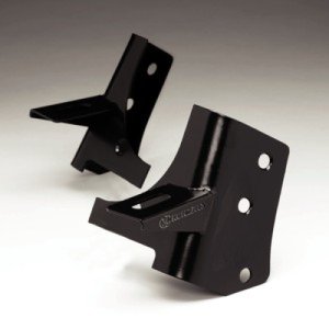 Jeep Wrangler TJ Unlimited Light Mount Bracket Set - Windshield Hinge - KC HiLiTES - A-Pillar - Black - `97-`06